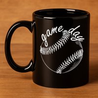 Game Day Baseball Fan 11oz C Handle Ceramic Mug