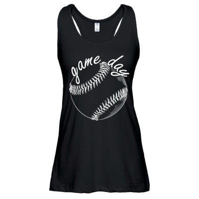 Game Day Baseball Fan Ladies Essential Flowy Tank