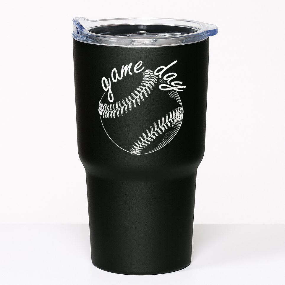 Game Day Baseball Fan Tumbler