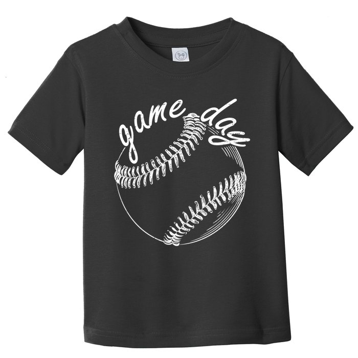 Game Day Baseball Fan Toddler T-Shirt