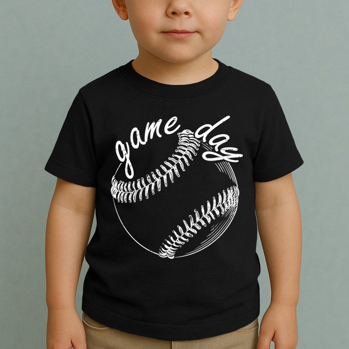 Game Day Baseball Fan Toddler T-Shirt