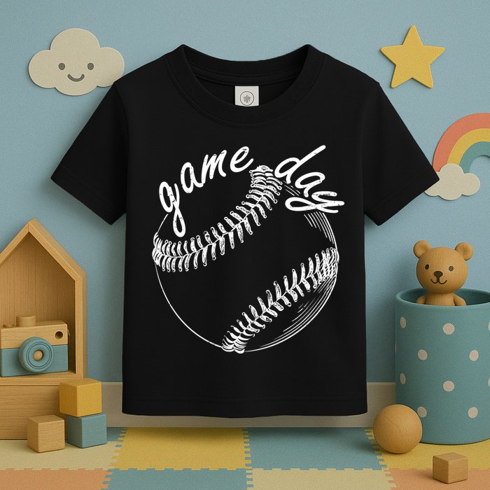 Game Day Baseball Fan Toddler T-Shirt