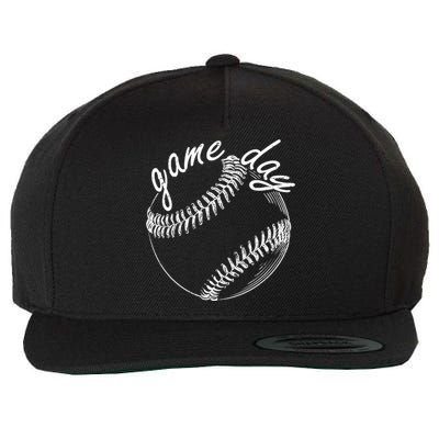 Game Day Baseball Fan Wool Snapback Cap