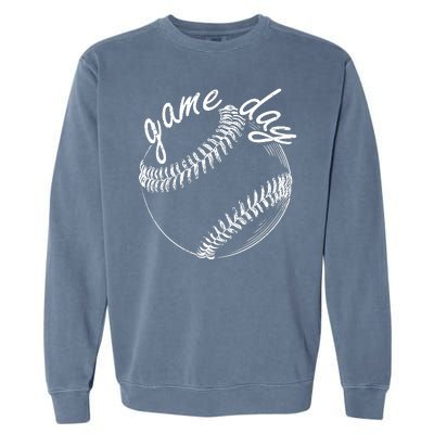 Game Day Baseball Fan Garment-Dyed Sweatshirt