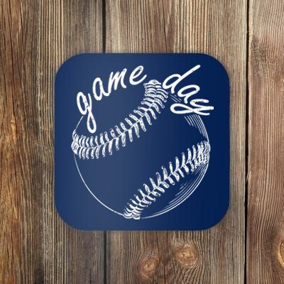 Game Day Baseball Fan Coaster