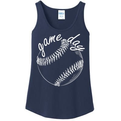 Game Day Baseball Fan Ladies Essential Tank