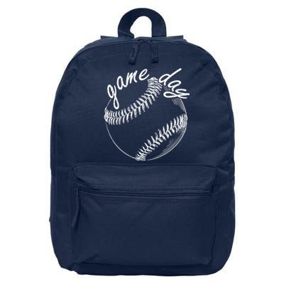 Game Day Baseball Fan 16 in Basic Backpack