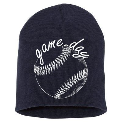 Game Day Baseball Fan Short Acrylic Beanie