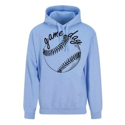 Game Day Baseball Fan Unisex Surf Hoodie