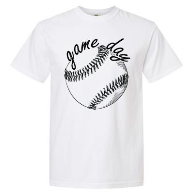 Game Day Baseball Fan Garment-Dyed Heavyweight T-Shirt