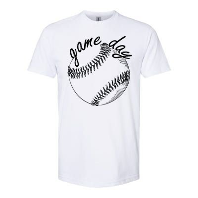 Game Day Baseball Fan Softstyle CVC T-Shirt