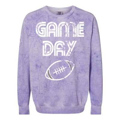 Game Day Football Colorblast Crewneck Sweatshirt