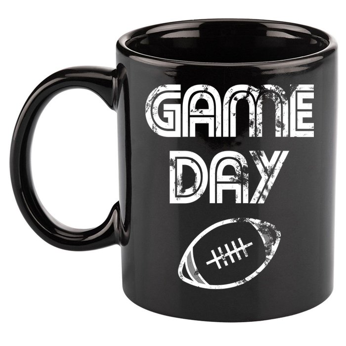 Game Day Football 11oz C Handle Ceramic Mug