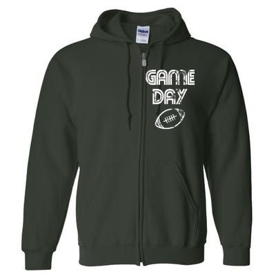 Game Day Football Full Zip Hoodie