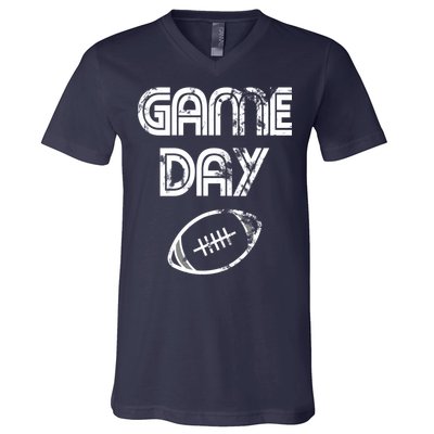 Game Day Football V-Neck T-Shirt