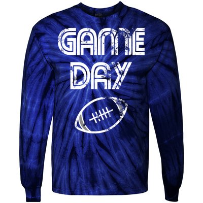 Game Day Football Tie-Dye Long Sleeve Shirt