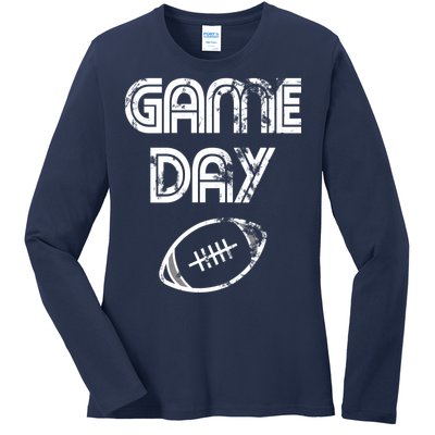 Game Day Football Ladies Long Sleeve Shirt