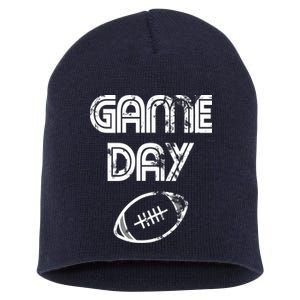 Game Day Football Short Acrylic Beanie