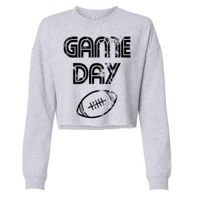 Game Day Football Cropped Pullover Crew