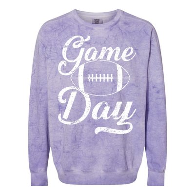 Game Day Football Fan Colorblast Crewneck Sweatshirt