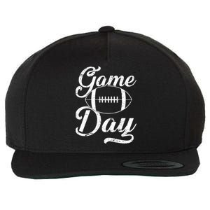 Game Day Football Fan Wool Snapback Cap