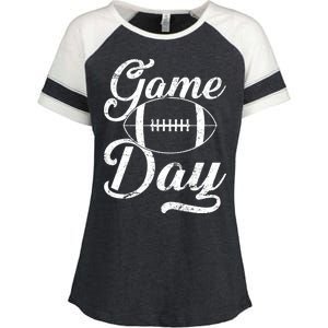 Game Day Football Fan Enza Ladies Jersey Colorblock Tee