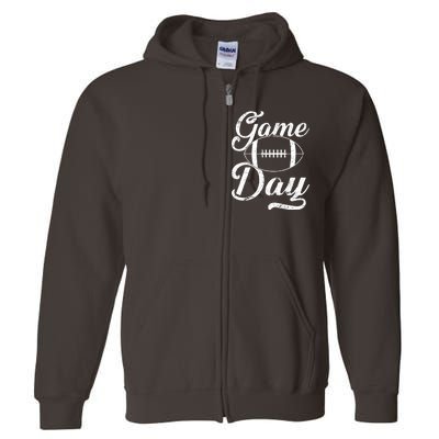 Game Day Football Fan Full Zip Hoodie