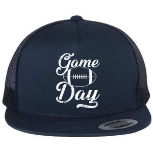 Game Day Football Fan Flat Bill Trucker Hat