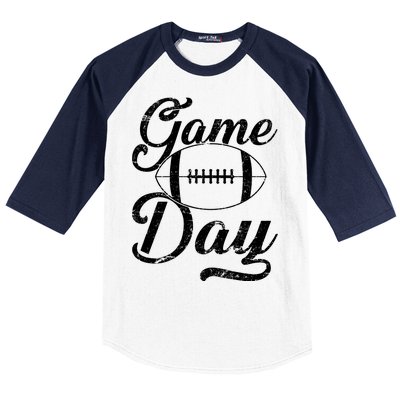 Game Day Football Fan Baseball Sleeve Shirt