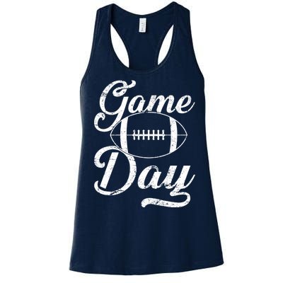 Game Day Football Fan Women's Racerback Tank