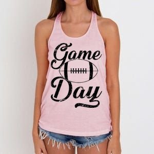 Game Day Football Fan Women's Knotted Racerback Tank