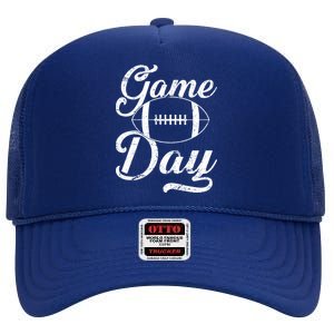 Game Day Football Fan High Crown Mesh Back Trucker Hat