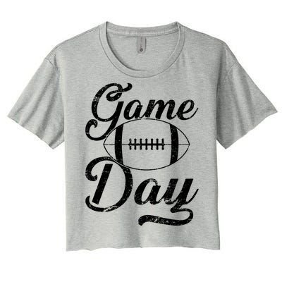 Game Day Football Fan Women's Crop Top Tee