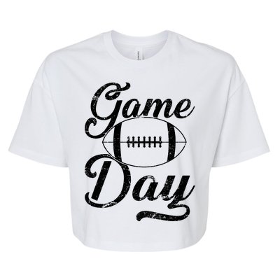 Game Day Football Fan Bella+Canvas Jersey Crop Tee