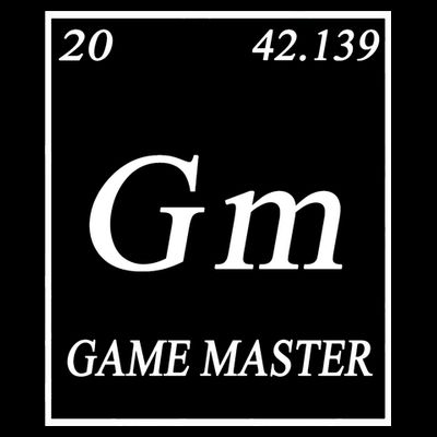 Game Master DnD Periodic Table T-Shirt
