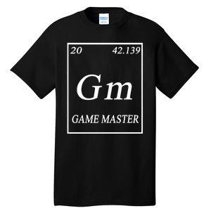 Game Master DnD Periodic Table Tall T-Shirt