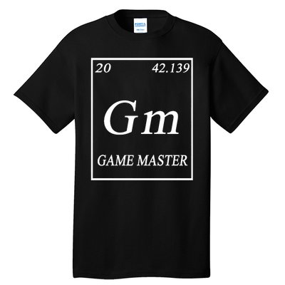 Game Master DnD Periodic Table Tall T-Shirt