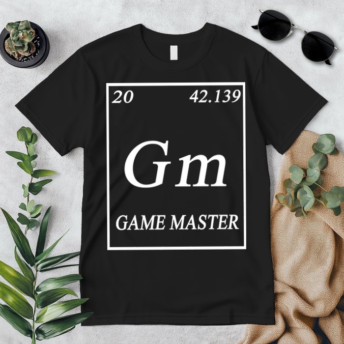 Game Master DnD Periodic Table Premium T-Shirt