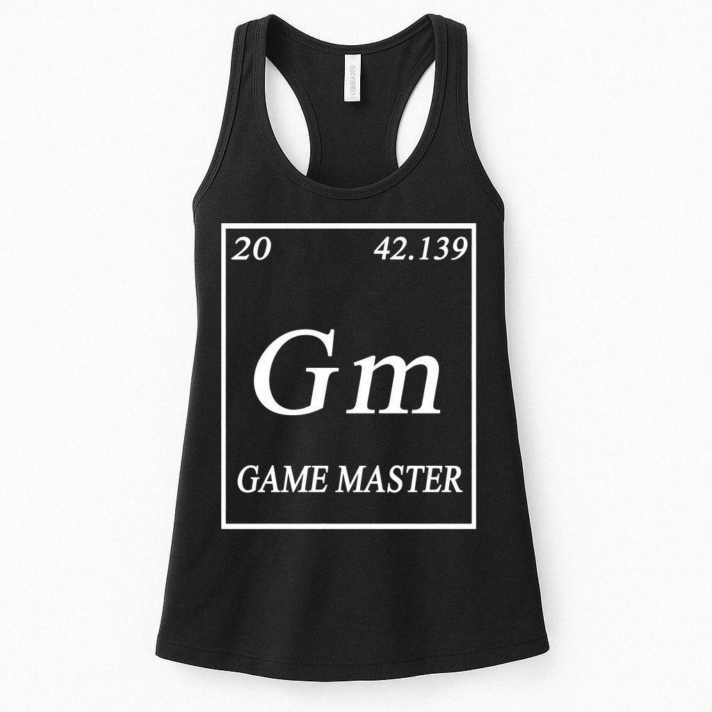 Game Master DnD Periodic Table Womens Tank Top