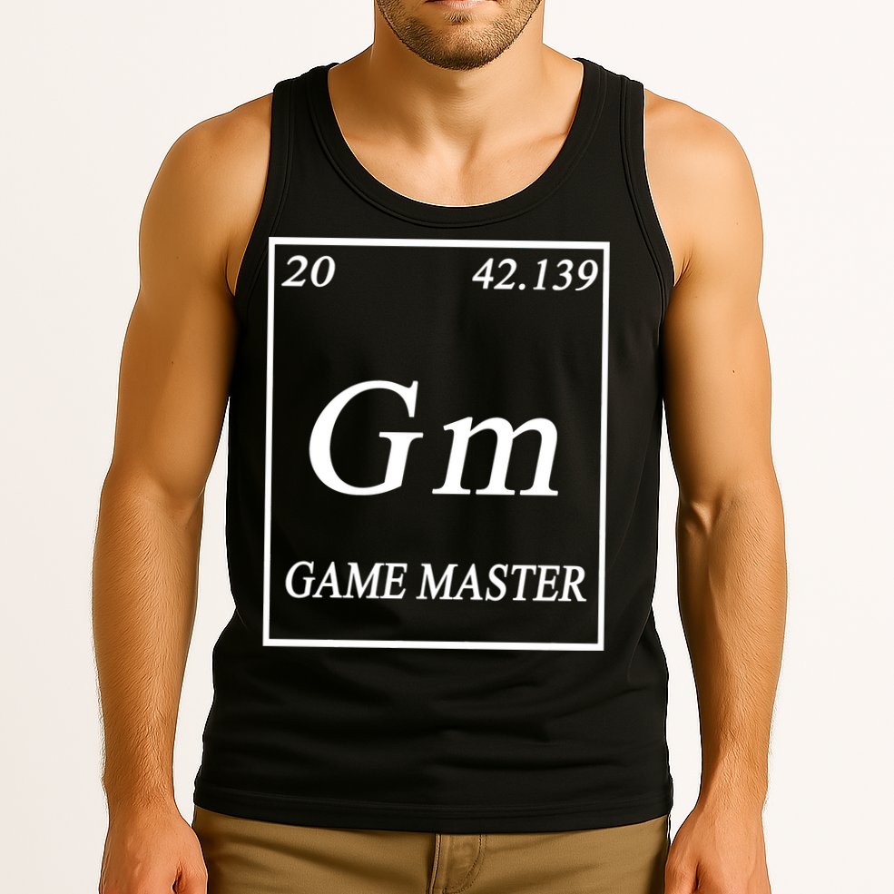 Game Master DnD Periodic Table Tank Top