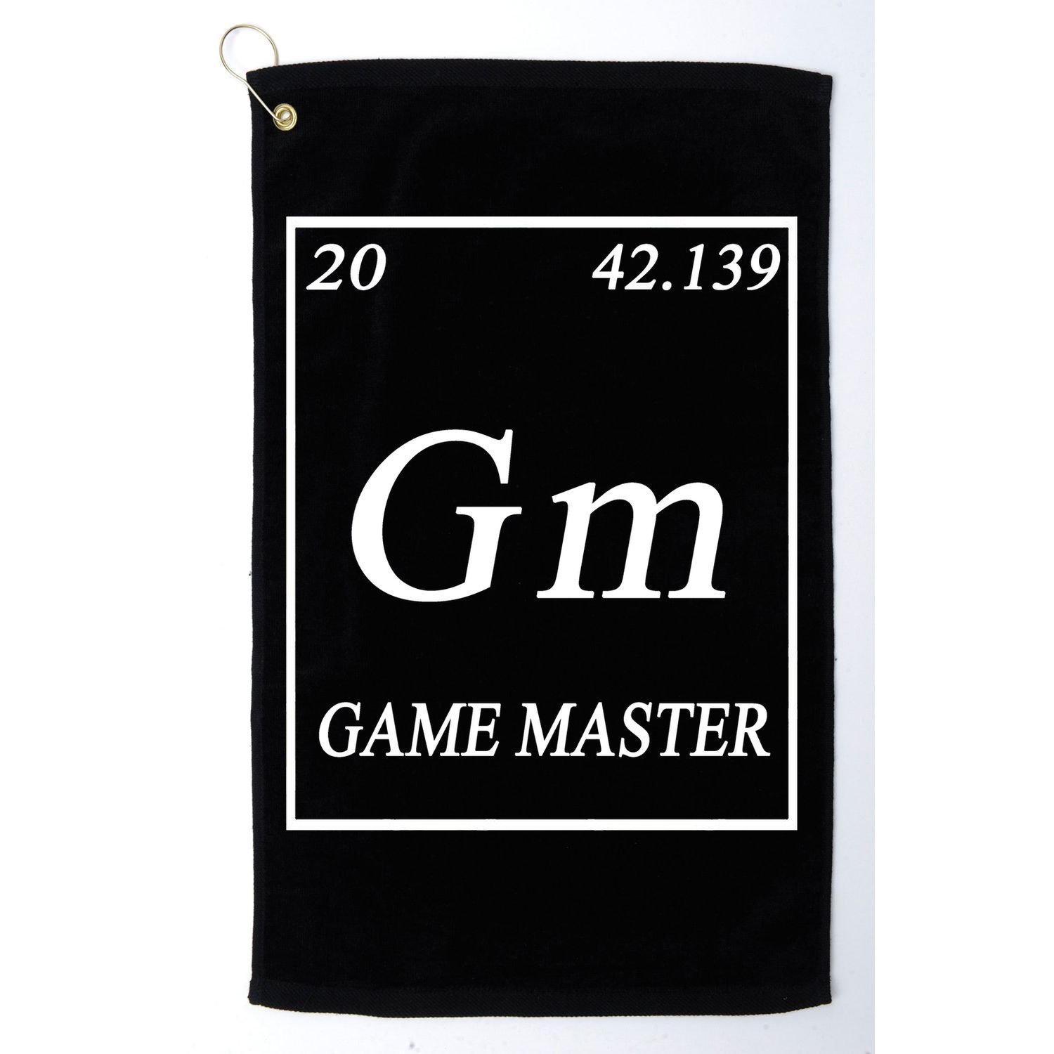 Game Master DnD Periodic Table Golf Towel