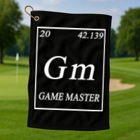 Game Master DnD Periodic Table Golf Towel