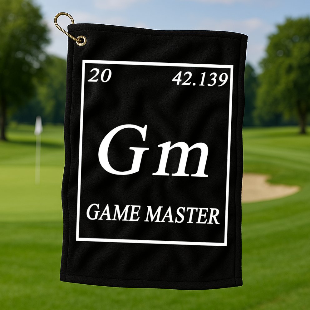 Game Master DnD Periodic Table Golf Towel