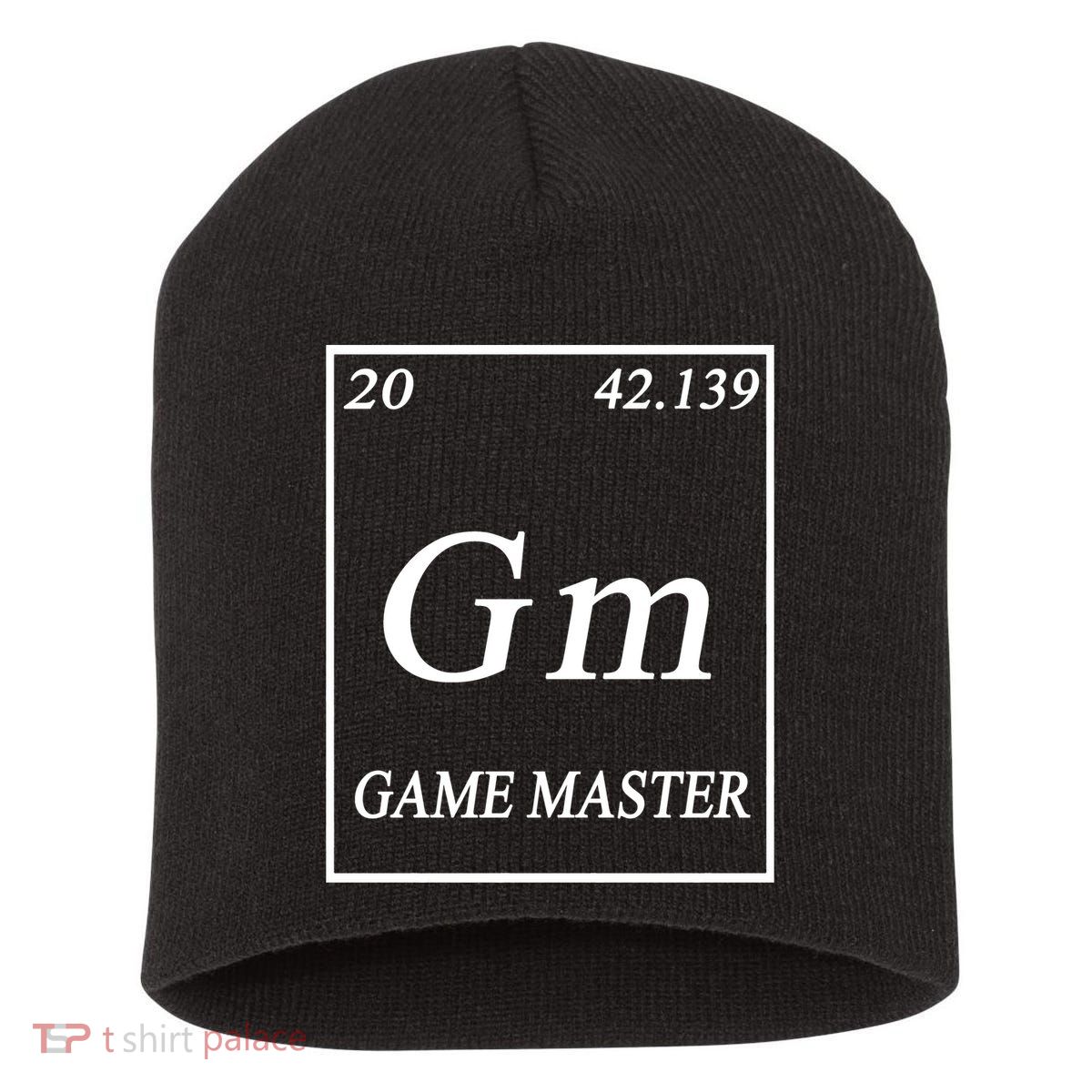 Game Master DnD Periodic Table Short Acrylic Beanie