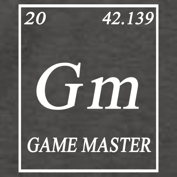 Game Master DnD Periodic Table Vector Backpack