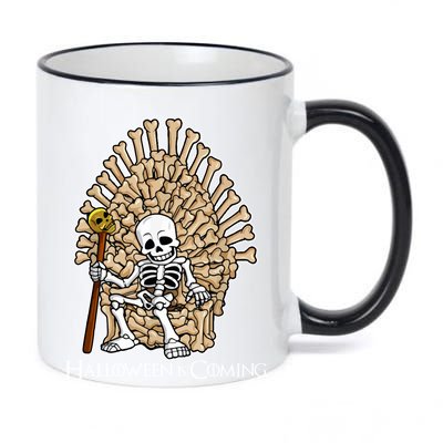 Game of Bones Halloween Is Coming  11oz Black Color Changing Mug