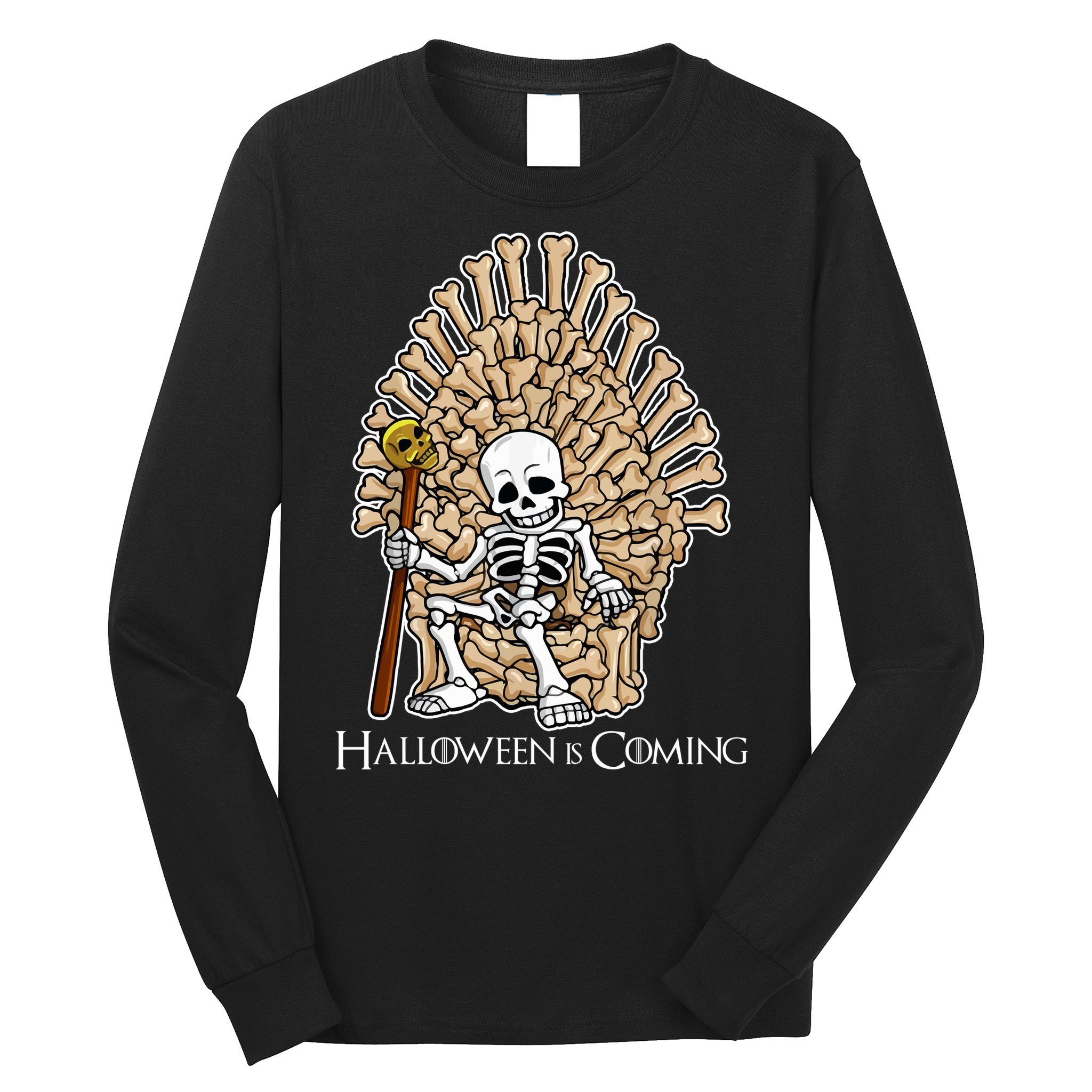 Game of Bones Halloween Is Coming  Long Sleeve Shirt