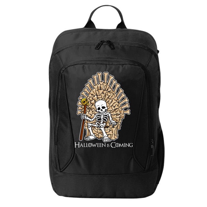 Game of Bones Halloween Is Coming  City Backpack