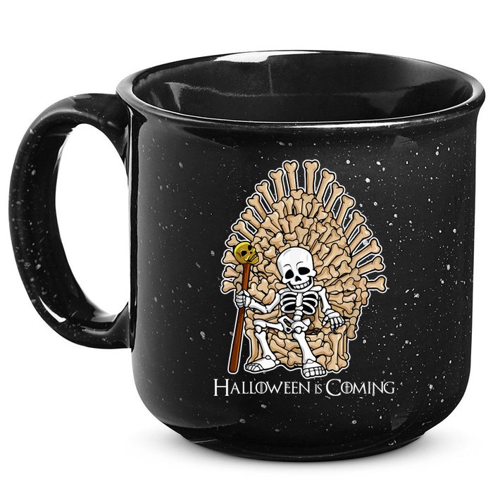 Game of Bones Halloween Is Coming  15oz Campfire Ceramic Mug