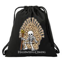 Game of Bones Halloween Is Coming  Drawstring Bag